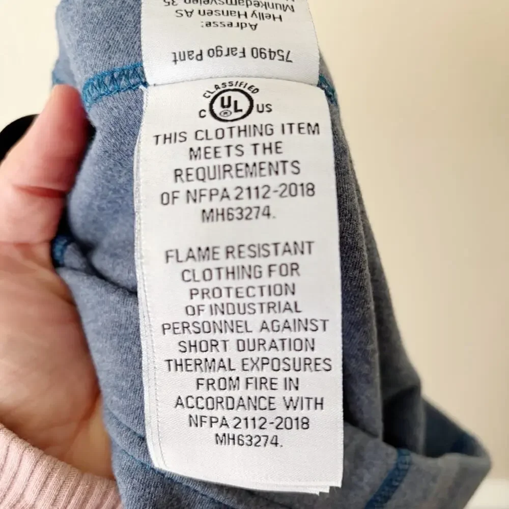 Helly Hansen | Men’s Fargo Baselayer FR Pants Flame Resistant Blue Medium
